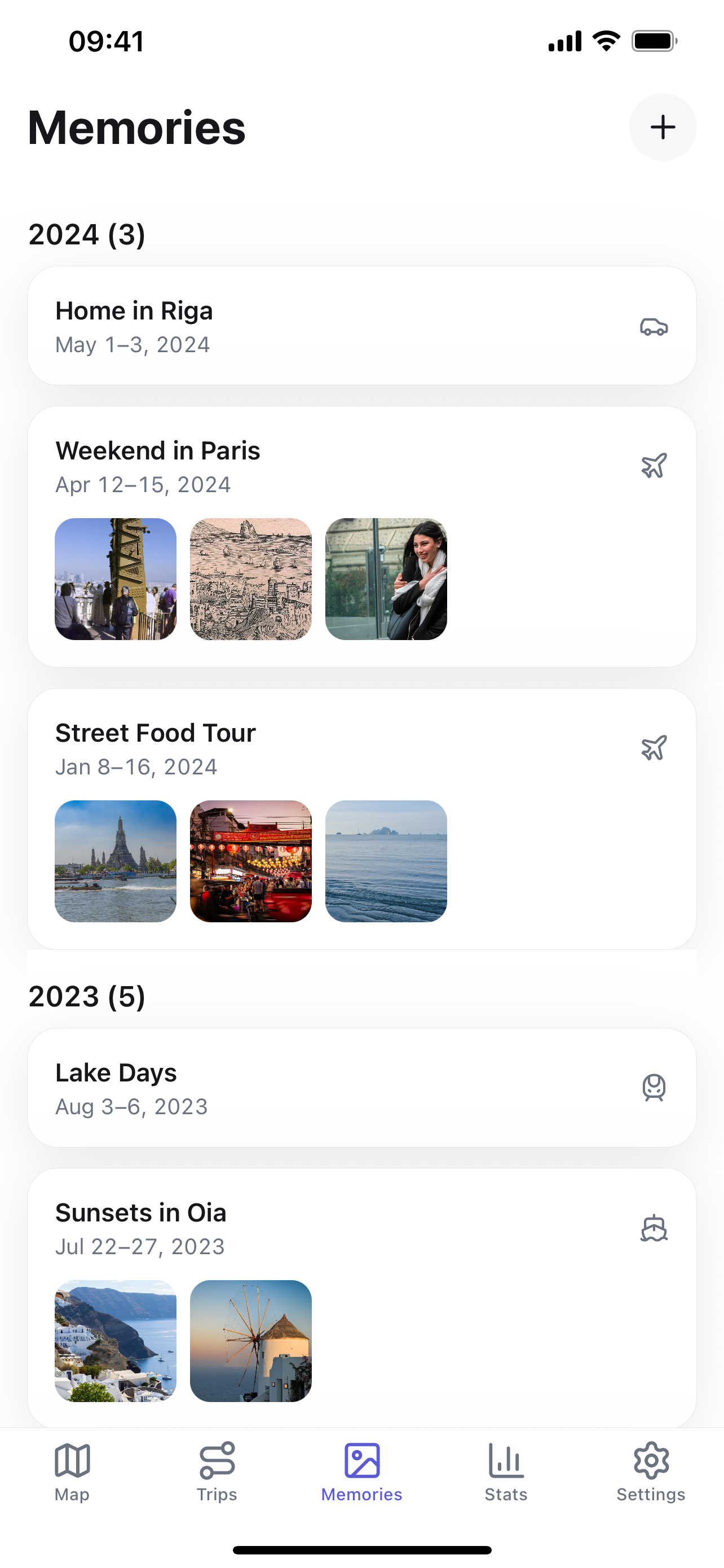 Every trip, remembered